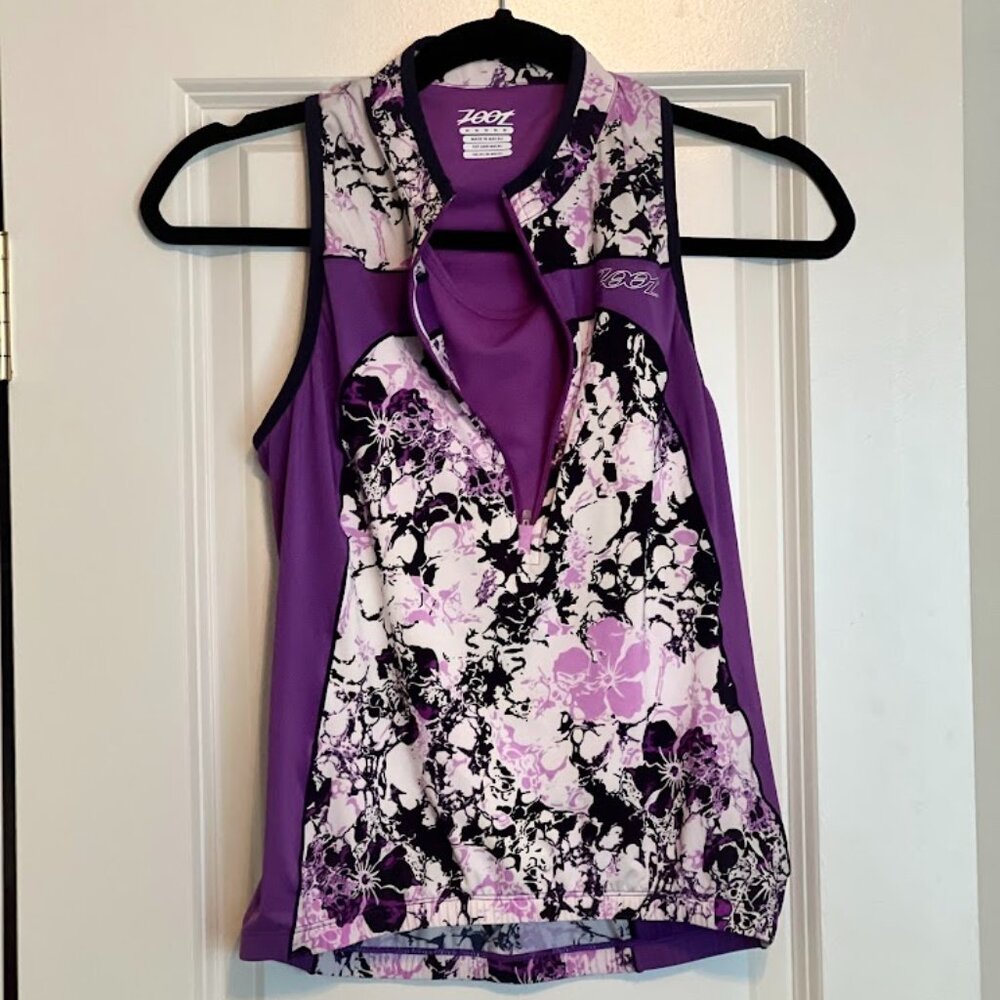 Women's Zoot Cycle Fit Splash Racerback Tank. NWT